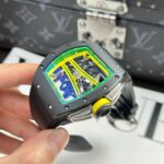 Richard Mille Copies Watch RM61-01 Manual Winding Yohan Blake Ceramic Black ZF 42.7??50.23mm - Image 5
