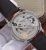 Replica IWC BM Portuguese Tourbillon Gray Dial Leather Strap - Image 6