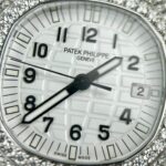 Patek Philippe Replica Watch Aquanaut 5069G Custom Full Moissanite Diamonds PPF Factory 35.2mm - Image 4