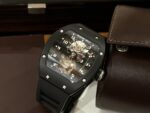 Richard Mille Replica 11 Watch RM001 Tourbillon Black Ceramic Highest Quality 42mm - Image 4