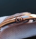 Replica Rolex Noob Day-Date 218399 RG Full Diamonds A3255 - Image 6