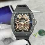 Richard Mille RM47 Best Replica Watch Black Rubber Strap Samurai Dial 42.7mm - Image 2