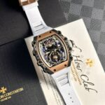Richard Mille RM21-01 Tourbillon Replica Highest Quality White Rubber Strap 45mm - Image 2
