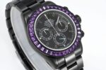 Rolex Daytona Blaken with Black DLC Coating – Modified Blue Diamond – Black(1:1 replica) - Image 5