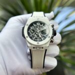 Hublot Best Replica Watch Big Bang Unico White Ceramic Rubber Strap BBF Factory 42mm - Image 2