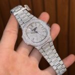 Patek Philippe Replica 1:1 Watch Nautilus 5719 Full Diamond Moissanite Hong Kong 40mm - Image 5