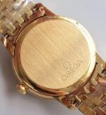 Replica Omega MK De Ville 39.5mm White Dial YG Case SS Bracelet A2824 - Image 4
