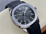 Fake Patek Philippe Replica Watch Aquanaut Date Sweep Seconds Stainless Steel Black Dial 5167A-001 3KF(1:1 replica) - Image 2