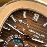 Patek Philippe Nautilus 5712R Knock Off Watches Brown Dial Metal Wire PPF Factory Version 3 40mm - Image 4