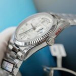 Rolex Day-Date Meteorite Dial Replica Watches Moissanite Diamonds Custom QF Factory 36mm - Image 7
