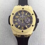 Replica Hublot Big Bang Ferrari Limited Edition YG Black Dial Black Rubber Strap A7753