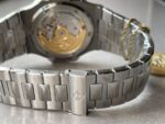 Replica PATEK PHILIPPE Nautilus 5711/1A PPF 1:1 Best Edition Green Textured Dial T Diamonds Bezel on SS Bracelet 324CS V4 - Image 16