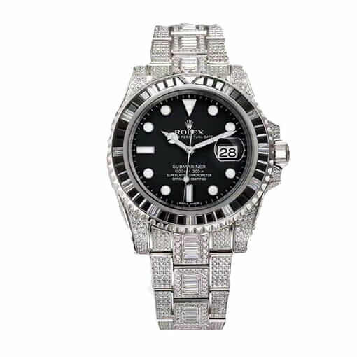 47ED2781-B91B-F8EC-654F-C220268513C0.jpg Rolex Submariner 116610LN-97200 Iced Out Watch Replica - Image 1