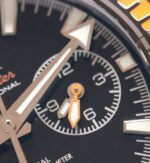 Replica Omega OMF Planet Ocean Master Chronometer Black/Orange Bezel Black Dial SS Bracelet A9900 - Image 4