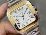 Fake cartier watch Santos large model mechanical movement Steel/Yellow Gold W2SA0009 BVF(1:1 replica) - Image 4