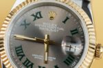 Rolex Rep 11 Watch DateJust 126231 Wimbledon Dial Gold Wrapped GM Factory 36mm - Image 4