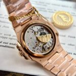Patek Philippe Replica 1:1 Watch Nautilus 5712 Rose Gold Factory PPF V2 40mm - Image 8