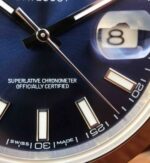 Replica Rolex DateJust 41mm SS 116200 Polished Bezel Blue Dial 904L SS Bracelet SA3235 - Image 5