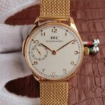 Replica IWC YLF Portuguese IW5242 RG Mesh Bracelet A52010