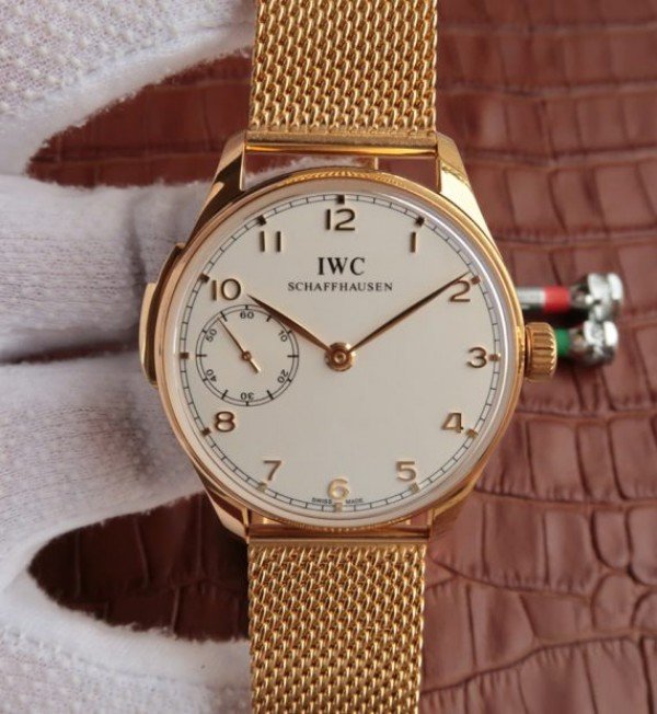 48A1F1A5-6FA3-7CF7-5B94-B4B162166FD7.jpg Replica IWC YLF Portuguese IW5242 RG Mesh Bracelet A52010 - Image 1