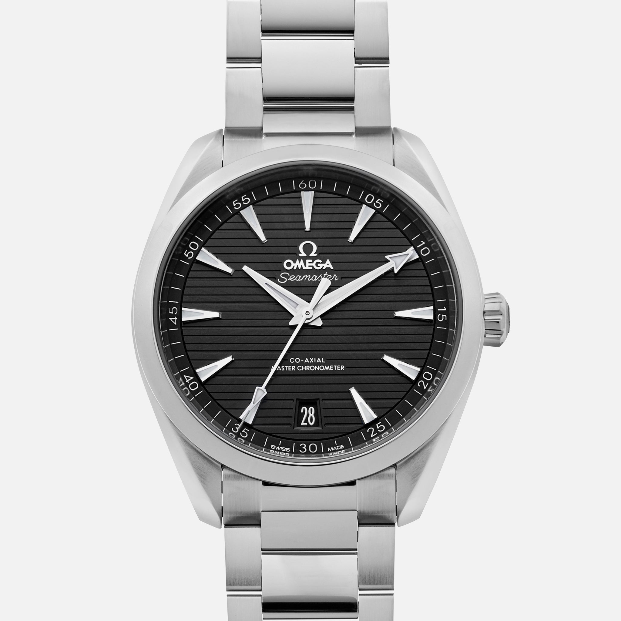 49569BF9-2B5D-CDE7-5BF3-D7B2C35C9057.jpg Seamaster Aqua Terra 150M Co-Axial Master Chronometer 41mm Black Dial On Bracelet(1:1 replica) - Image 1