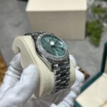 Rolex Replica Watch Day-Date 228236 Moissanite Green Dial 168gram GM V3 40mm - Image 4