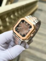 Patek Philippe Cubitus 5821 Demi Rose Gold Replica 11 Watch Dial Square Chocolate 45mm - Image 4