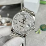 Rolex Day-Date Best Replica Watch Full Swarovski Crystal 40mm - Image 3