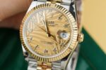 Rolex Replica 1:1 Watch DateJust 126233 Gold Wrapped Dial Stone GM Factory 36mm - Image 4