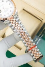Rolex Copies Watch DateJust 126331 Dial Sundust Custom Gold Wrapped GM Factory 41mm - Image 6