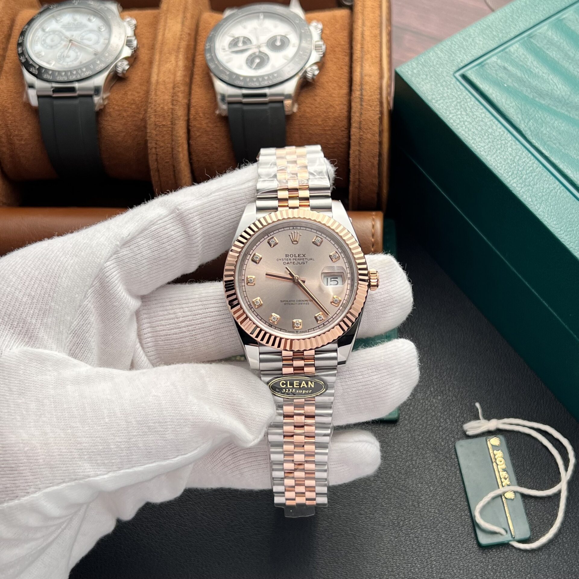4B21EC50-70D4-9AA6-E74B-D686FBF0209C.jpg Rolex Replica Watch DateJust 126331 Dial Sunburt Clean Factory 41mm - Image 1