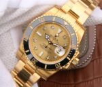 Replica Rolex Submariner 116613 LN Diamonds Markers YG Dial SS/YG Bracelet Eat2836 - Image 2