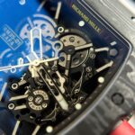 Richard Mille RM35-01 Rafael Nadal Carbon NTPT Best Copies Watches White Rubber Strap ZF Factory 49,9x43mm - Image 10