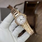 Patek Philippe Replica 11 Watch Nautilus 7010 Rose Gold With Stone Metal Strap 32mm - Image 3