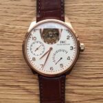 Replica IWC TF Portuguese Tourbillon IW5042 RG White Dial