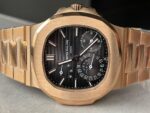 Replica PATEK PHILIPPE Nautilus Moon Phases 5712 RG Grey Dial on RG Bracelet PPF A240 - Image 5