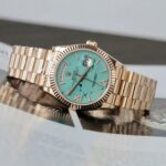 Rolex Best Replica Watch Day-Date 128238 Dial Turquoise Gold Wrapped 36mm - Image 4