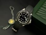 Rolex Replica 11 Watch Yacht-Master Swiss Movement Black Dial EW Factory 40mm - Image 4