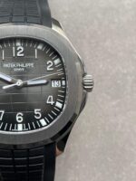 Replica PATEK PHILIPPE Aquanaut 5167 SS 3KF Best Edition Gray Dial on Black Rubber Strap A324 Super Clone V2 - Image 5