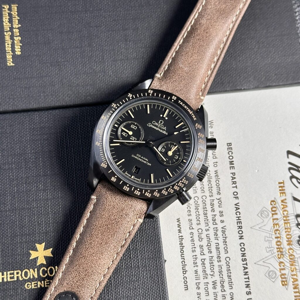 4C39C8F5-47CE-A8EF-A793-1BD12FC62DA3.jpg Omega Replica 11 Watch Speedmaster Black Dial Factory OM 44mm - Image 1