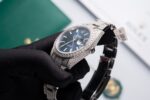 Rolex Replica 1:1 Watch DateJust With Full Moissanite Diamond Blue Dial 41mm - Image 4