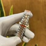 Rolex DateJust Women s High Quality Fake Watch With Diamonds Chocolate Dial 31mm - Image 5