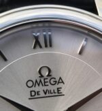 Replica Omega V6 De Ville 37mm SS White Dial Black Leather Strap A2892 - Image 4