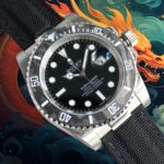ROLEX Year of the Dragon Auspicious ?? ?? Submariner Carbon Fiber Bezel – Velcro Strap – Black(1:1 replica) - Image 2