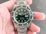 Rolex Submariner Special Diamonds – Green Diamonds – All Diamonds – 40mm(1:1 replica)