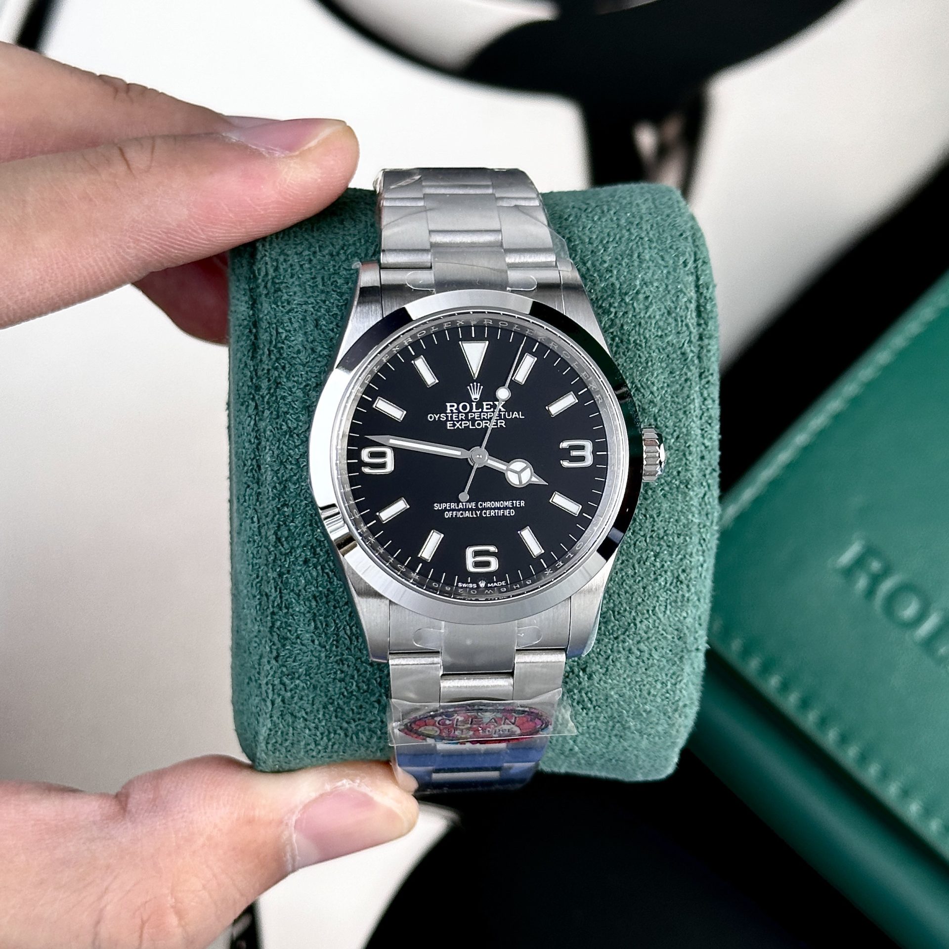 4D63074A-749B-D762-E109-E8F7739B45A5.jpg Rolex Replica Watch Explorer 214270 Black Dial Clean Factory 36mm - Image 1