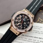 Hublot Fake Watch Big Bang King Gold Choronograph Rubber Strap 44mm - Image 2