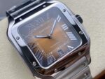 Fake Cartier Watch Santos de Cartier Large Steel Brown Dial WSSA0064-TW(1:1 replica) - Image 9