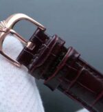 Replica Rolex MK Cellini Time 50505 RG White Dial Leather Strap A3132 - Image 5