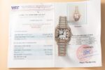 Cartier Santos Replica Watch With Full Diamond Moissanite Hong Kong 35mm